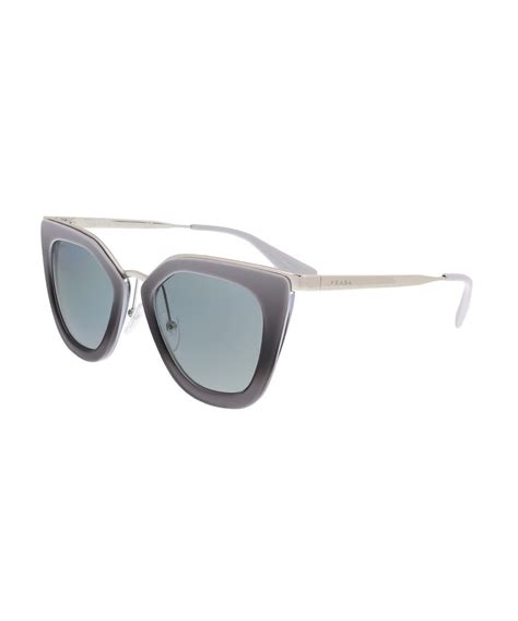 prada zonnebril pr 53ss|Prada Grey Gradient Cat Eye Ladies Sunglasses PR 53SS .